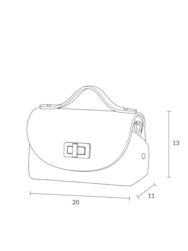 PEPPA - szkic techniczny z wymiarami 20x13x11 PEPPA - szkic techniczny z wymiarami