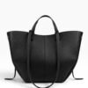 gacek-czarny-przod GACEK Czarny - torebka shopper, widok z przodu